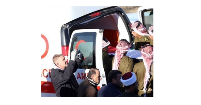 نقل رفات شهبد من الجيش العربي
