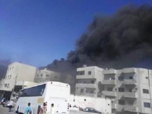 5 إصابات بحريق منزل في عاشرة