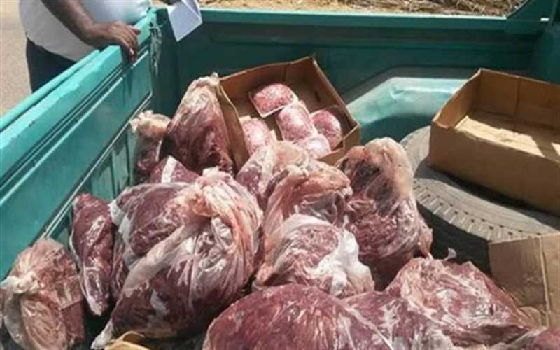 ضبط اغذية غير الصالحة للاستهلاك في