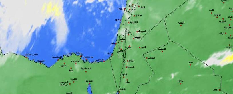 فرصة للأمطار ليلة الثلاثاء الأربعاء ونهار