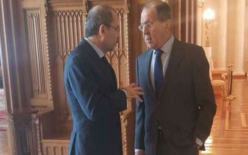 أيمن الصفدي يجري محادثات مع وزير