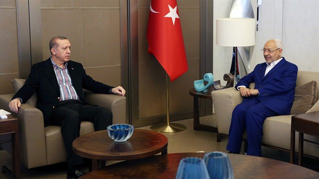 أردوغان يستقبل الغنوشي في إسطنبول
