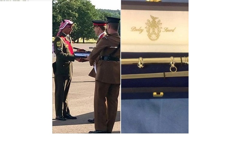 الرقيب اول احمد الزيوت يحصل على