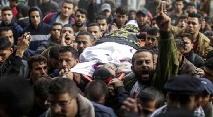 استشهاد فلسطيني بقصف في غزة