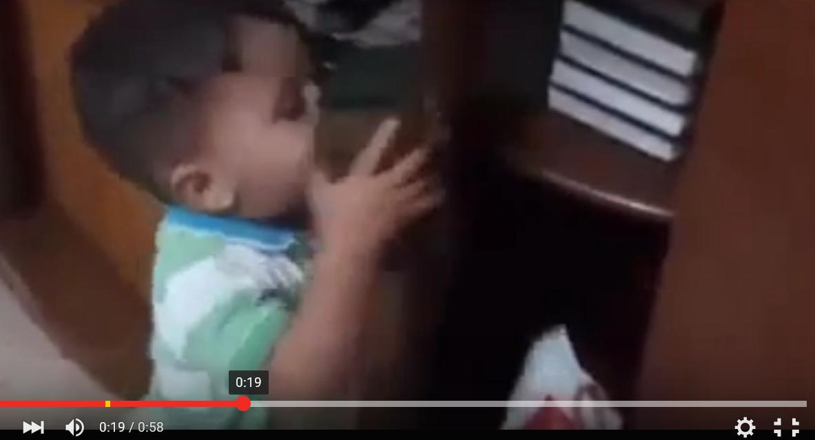 فيديو نادر للشهيد الرضيع علي دوابشة