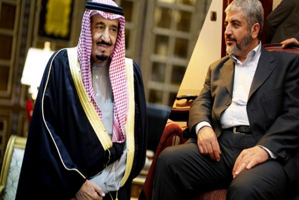 (سلمان)يلتقي وفدا من حماس برئاسة (مشعل)