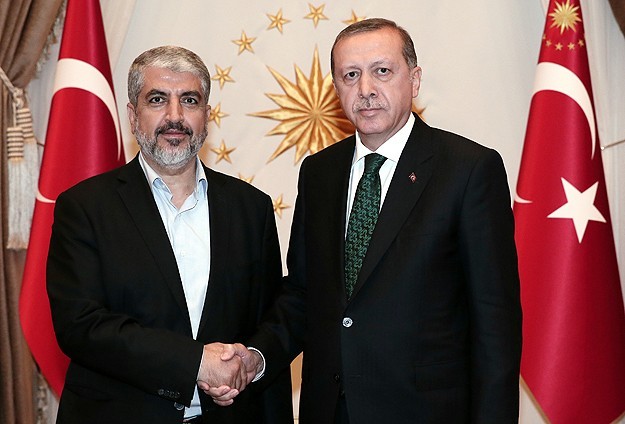 أردوغان يلتقي خالد مشعل في أنقرة