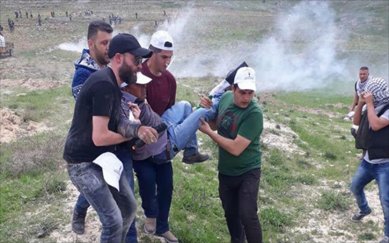 اصابة فلسطيني برصاص الاحتلال شمال قطاع