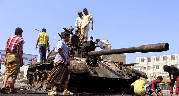 الحوثيون يقصفون تعز عشوائيا