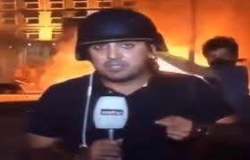 بالفيديو: متظاهر لبناني يرقص وراء مراسل