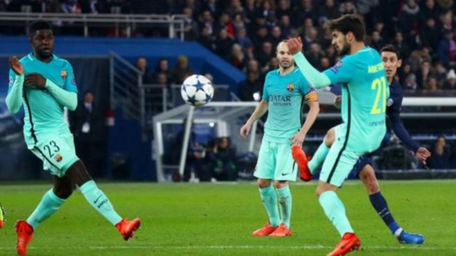 دوري أبطال أوروبا: برشلونة يتلقى هزيمة