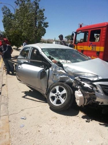 الكرك: وفاة واصابة بحادث تصادم على
