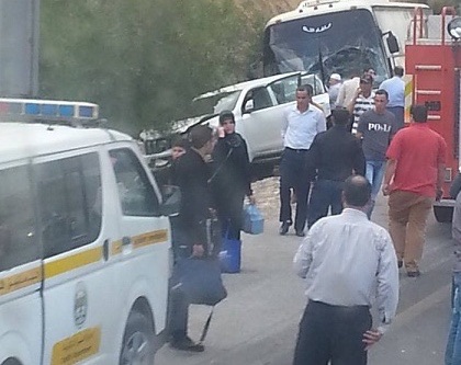 وفاتان و(8) إصابات اثر حادث تدهور