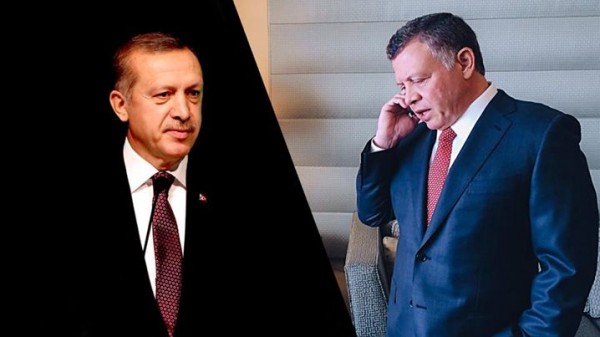 أردوغان يهاتف الملك