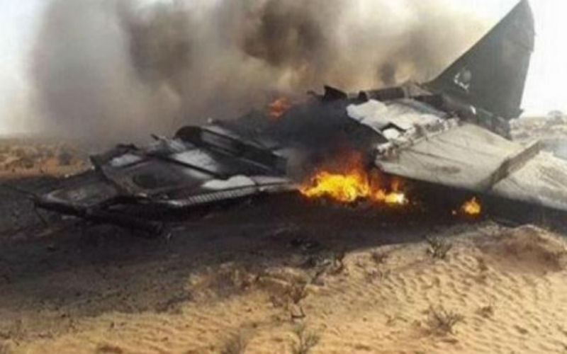 تحطم طائرة نقل ليبية عند حقل
