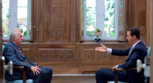 الأسد: الهجوم الكيماوي على خان شيخون