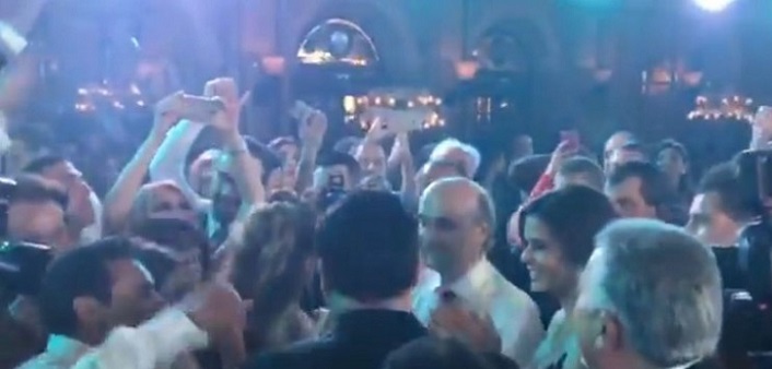 النائب ستريدا وزوجها جعجع يرقصان على