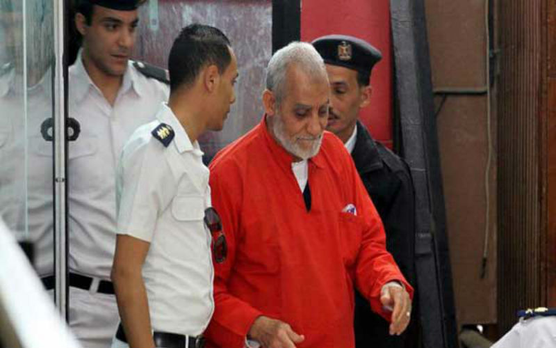 المؤبد لمرشد الإخوان و17 آخرين في