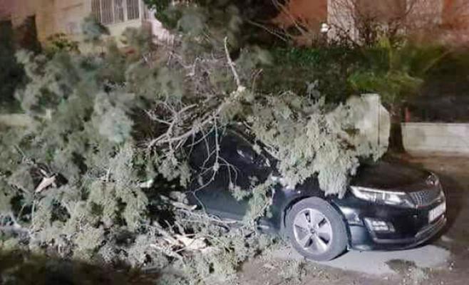 89 إصابة بحوادث مختلفة خلال المنخفض