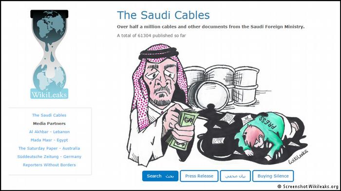 وثائق ويكيليكس.. شيكات الولاء للنظام السعودي