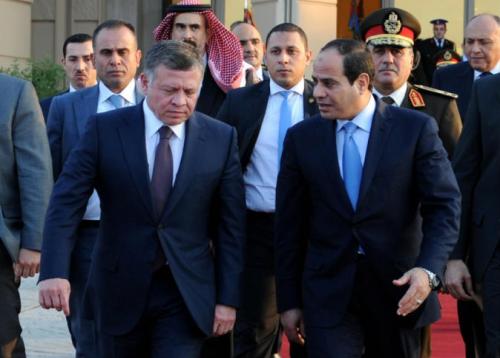 الملك يعزي السيسي بضحايا اشتباكات الجيزة