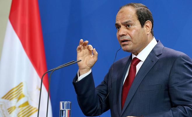 السيسي يتعهد بتقديم مرتكبي تفجير الكنيسة