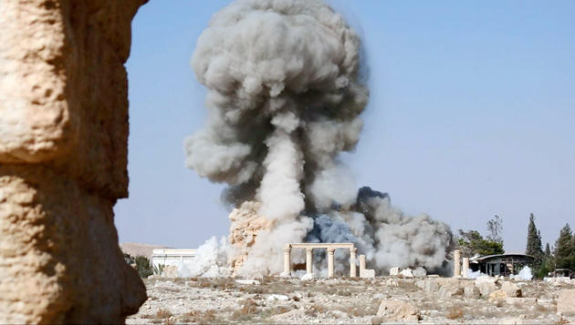 داعش يفجر 3 مدافن برجية في