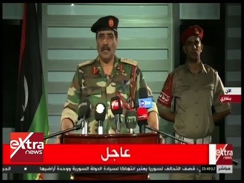 بالفيديو.. الجيش الليبي يعرض أسلحة أرسلتها