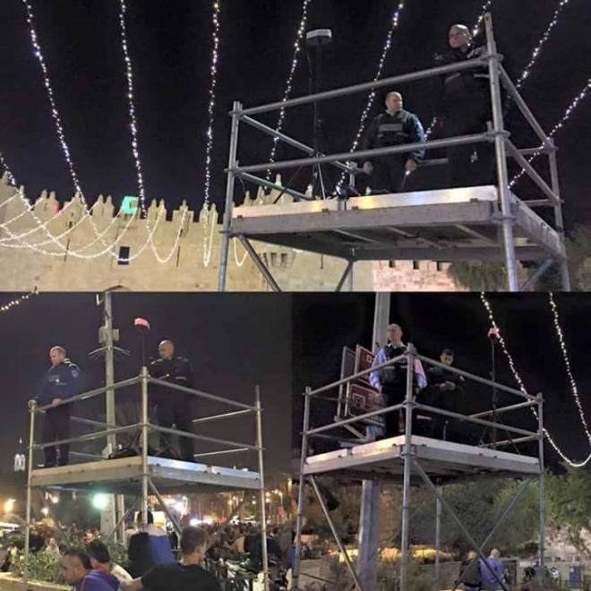 الشرطة الاسرائيلية تطير في الهواء خوف