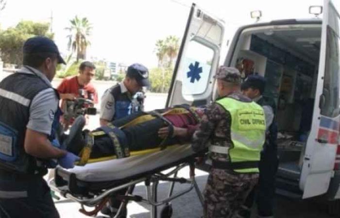 عجلون: اصابة 6 اشخاص بانقلاب مركبة