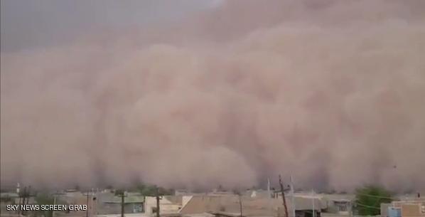 الغبار والحر يسودان طقس العرب