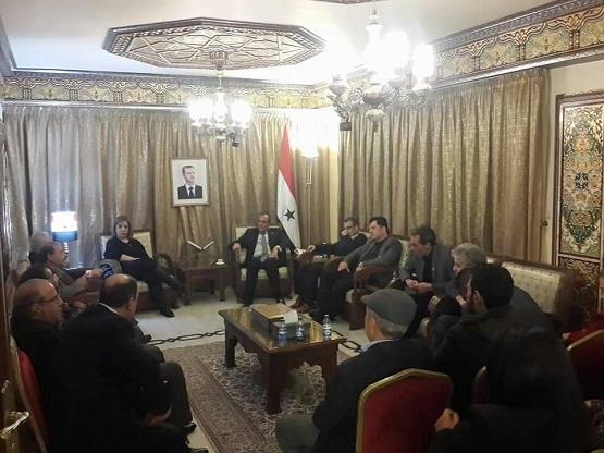 أردنيون يهنئون النظام السوري بانتصارات الغوطة