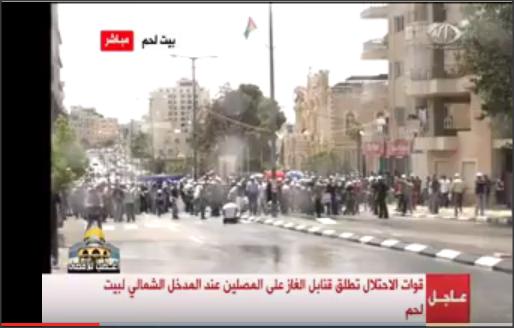 بالفيديو.. قوات الاحتلال تستخدم المياه العادمة