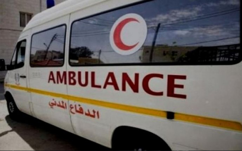 إصابة (14) شخصا اثر حادث تدهور