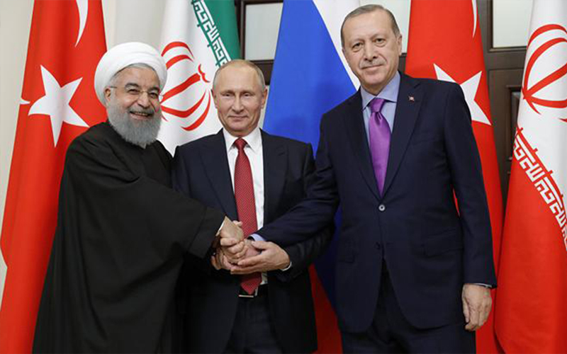 أردوغان يستقبل بوتين وروحاني لعقد قمة