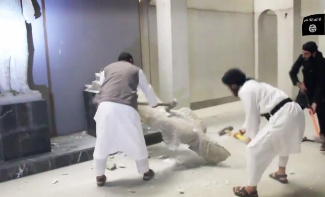 الشرطة العراقية تسيطر على متحف الموصل