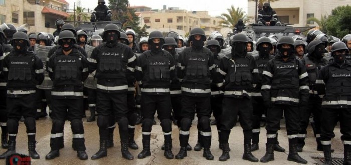 الدرك يهدم خيمة اضراب عمال (الوطنية)