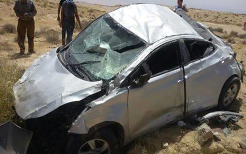 وفاة سبعيني وإصابة آخر بحادث تدهور
