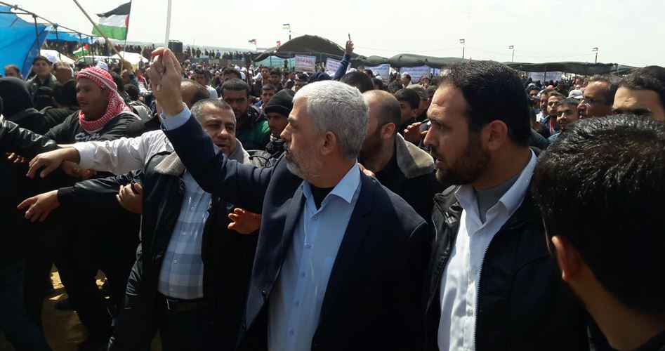 السنوار من قلب مخيم العودة: غزة