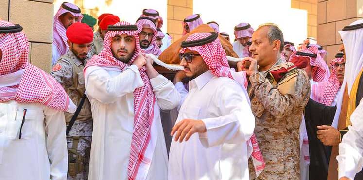 دفن الأمير تركي بن عبد العزيز