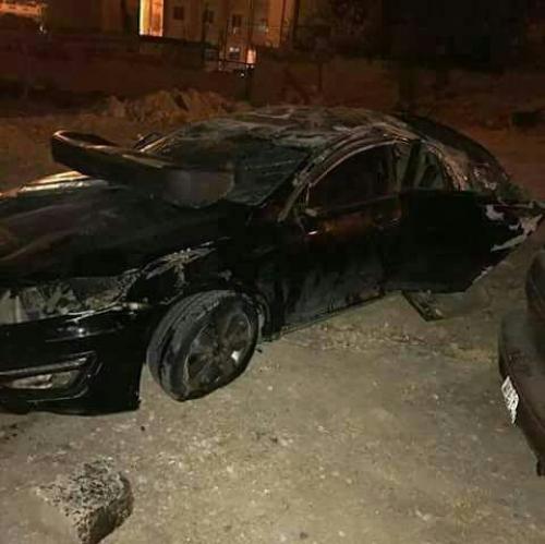 وفاة بحادث على طريق المطار