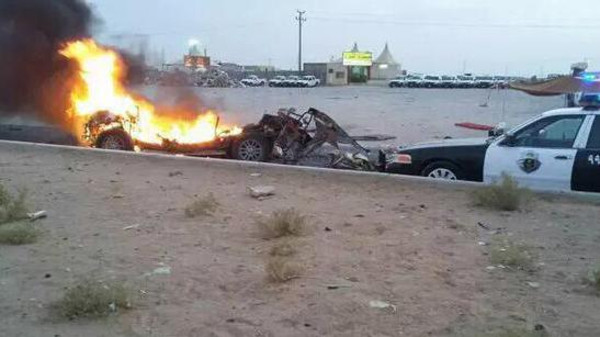 تفجير سيارة في الرياض ومقتل سائقها