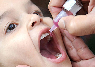 بدء حملة تطعيم ضد شلل الأطفال