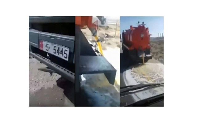 شاهد بالفيديو: quot صهريج نضح حكومي