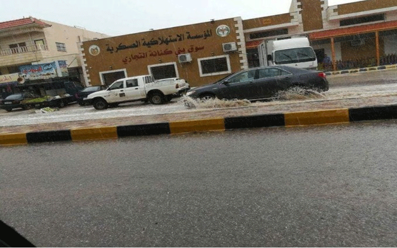 أمطار حزيران في عمان والشمال