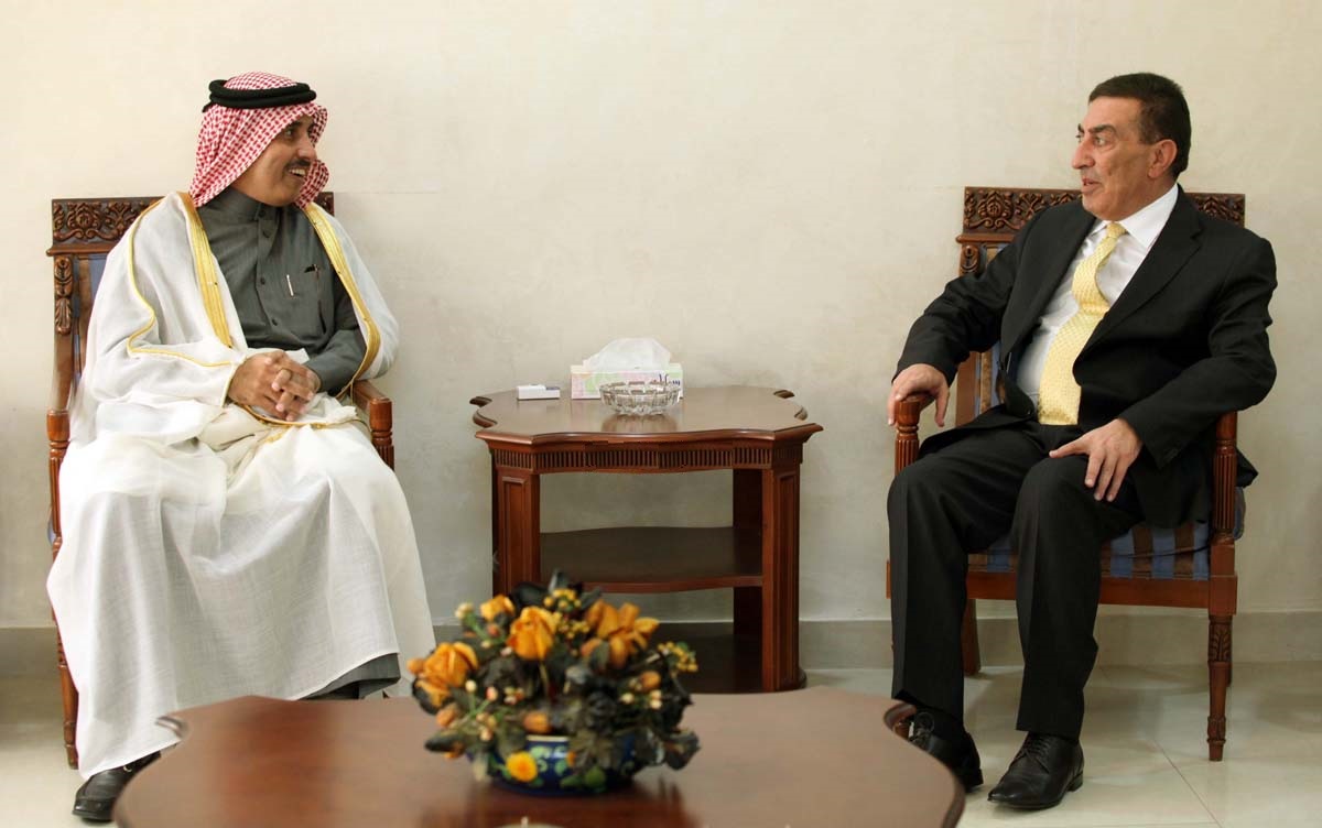 رئيس مجلس النواب يستقبل السفير القطري