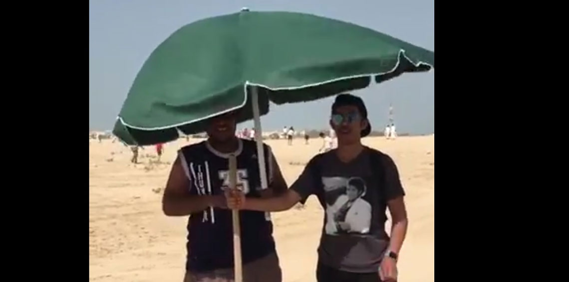 بالفيديو.. عشرات الشباب بالكويت يهيمون في