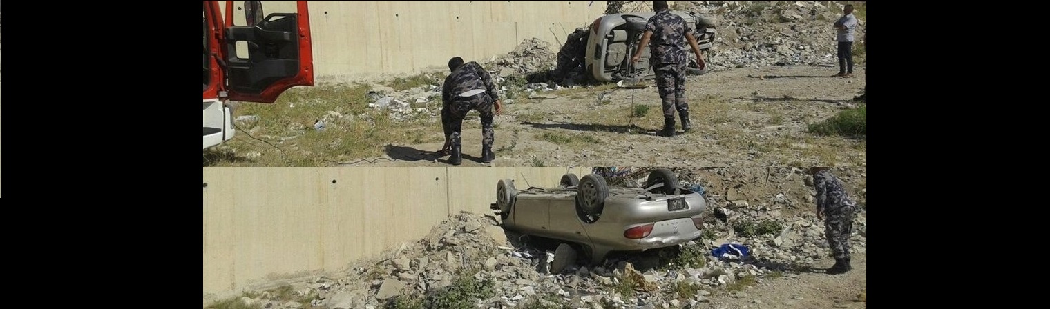 حادث مؤسف على طريق الحزام بسبب