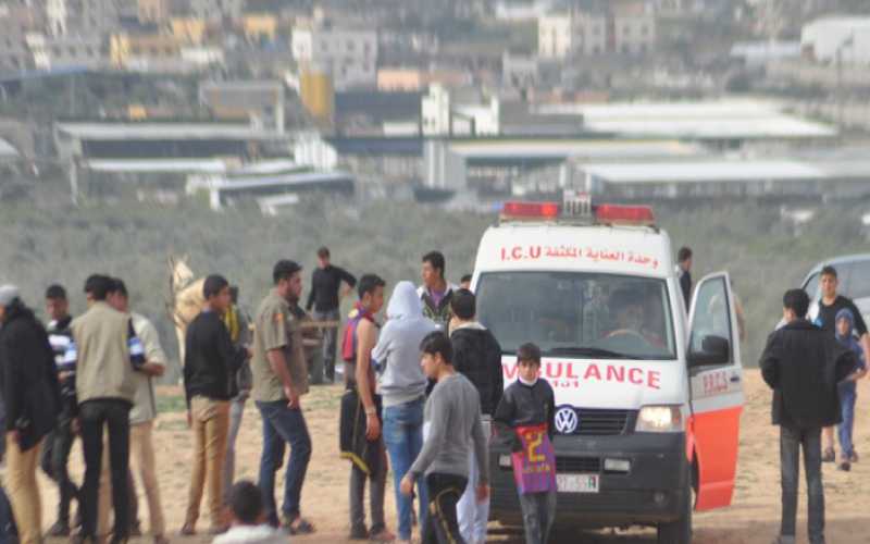 اصابة شاب فلسطيني برصاص الاحتلال الاسرائيلي