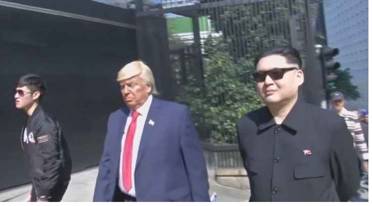 شاهد 39ترامب39 يعانق 39كيم يونغ أون39